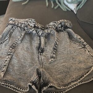 NWOT “All Saints” brand Stonewashed Denim Shorts